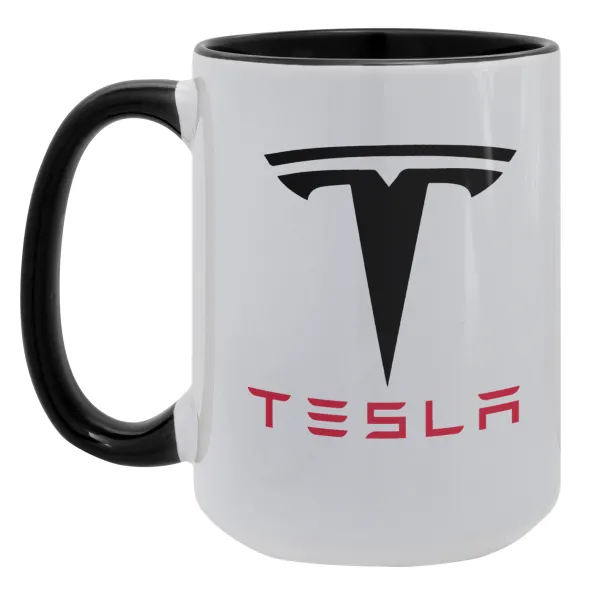 Tesla motors — Mega 15oz Μαύρη