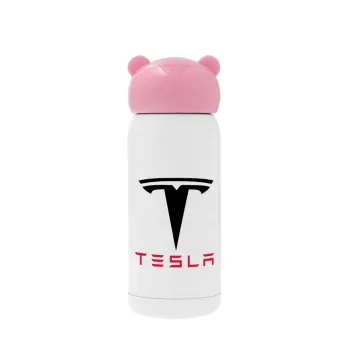 Tesla motors, Pink stainless steel thermal flask, 320ml