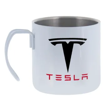 Tesla motors — Κούπα Ανοξείδωτη διπλού τοιχώματος 400ml