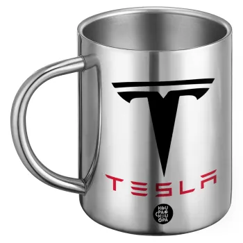 Tesla motors, Ανοξείδωτη Μεταλλική Κούπα 450ml - Διπλού Τοιχώματος