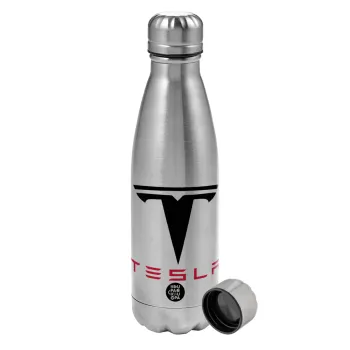 Tesla motors, Metallic water bottle, stainless steel, 750ml