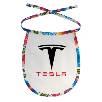 Tesla motors, Σαλιάρα μωρού αλέκιαστη με κορδόνι Χρωματιστή