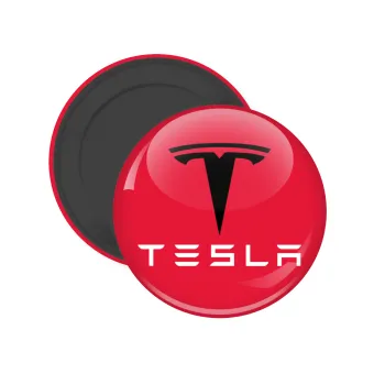 Tesla motors, Μαγνητάκι ψυγείου στρογγυλό διάστασης 5cm