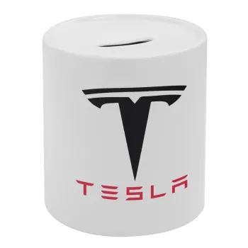 Tesla motors, Κουμπαράς πορσελάνης με τάπα