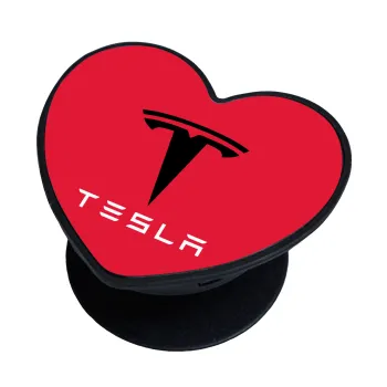 Tesla motors, Phone Holders Stand  καρδιά Μαύρο Βάση Στήριξης Κινητού στο Χέρι