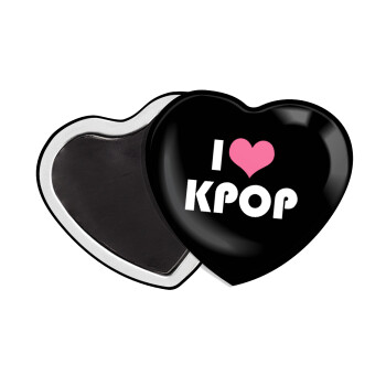 I Love KPOP, Μαγνητάκι καρδιά (57x52mm)