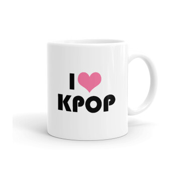 I Love KPOP, Ceramic coffee mug, 330ml