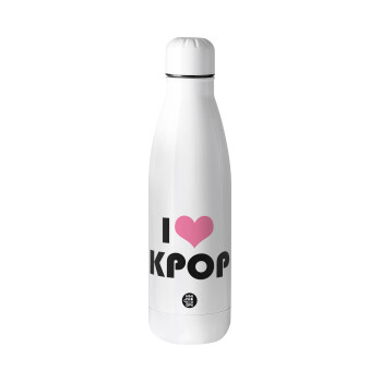I Love KPOP, Μεταλλικό παγούρι Stainless steel, 700ml