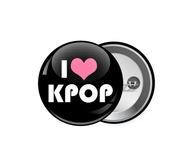 I Love KPOP — (5.9cm)
