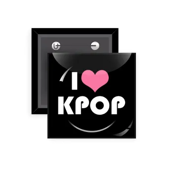 I Love KPOP, Κονκάρδα παραμάνα τετράγωνη 5x5cm