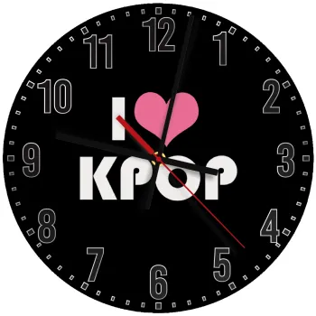 I Love KPOP, Ρολόι τοίχου ξύλινο (30cm)