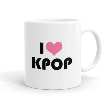 I Love KPOP, Ceramic coffee mug, 330ml
