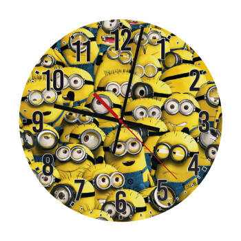 All the minions, Ρολόι τοίχου ξύλινο (30cm)