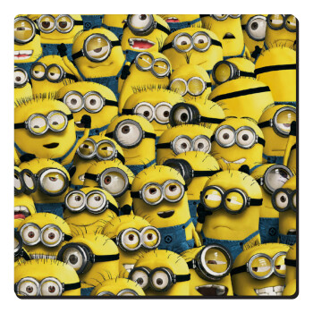 All the minions, Τετράγωνο μαγνητάκι ξύλινο 6x6cm