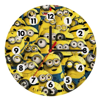 All the minions, Ρολόι τοίχου ξύλινο (20cm)