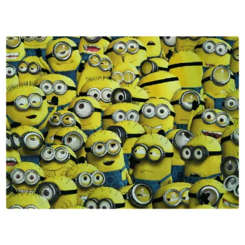 All the minions, Επιφάνεια κοπής γυάλινη (38x28cm)