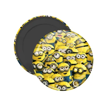 All the minions, Μαγνητάκι ψυγείου στρογγυλό διάστασης 5cm