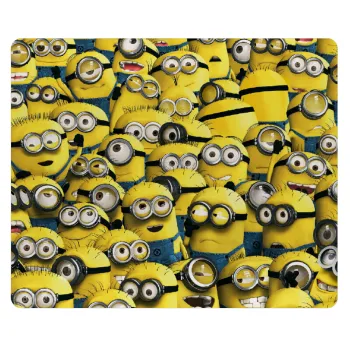 All the minions, Mousepad rect 23x19cm