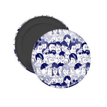 Άνθρωποι, Μαγνητάκι ψυγείου στρογγυλό διάστασης 5cm