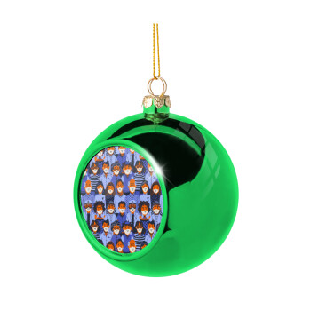 Επιδημία, Χριστουγεννιάτικη μπάλα δένδρου Πράσινη 8cm