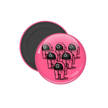 The squid game among us, Μαγνητάκι ψυγείου στρογγυλό διάστασης 5cm