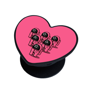 The squid game among us, Phone Holders Stand  καρδιά Μαύρο Βάση Στήριξης Κινητού στο Χέρι