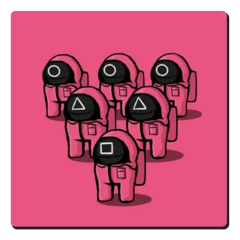 The squid game among us, Τετράγωνο μαγνητάκι ξύλινο 6x6cm