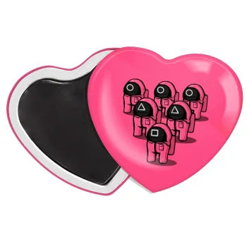 The squid game among us, Μαγνητάκι καρδιά (57x52mm)