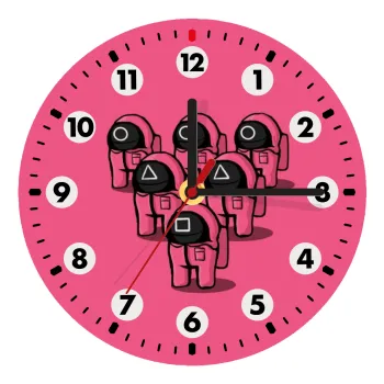 The squid game among us, Wooden wall clock (20cm)