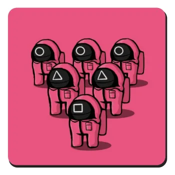 The squid game among us, Τετράγωνο μαγνητάκι ξύλινο 9x9cm