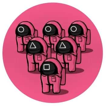 The squid game among us, Mousepad Round 20cm