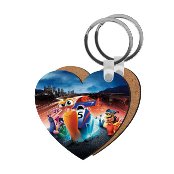 Turbo, Μπρελόκ Ξύλινο καρδιά MDF