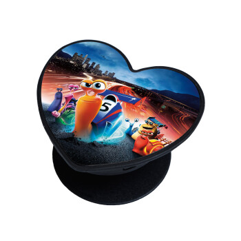 Turbo, Phone Holders Stand  καρδιά Μαύρο Βάση Στήριξης Κινητού στο Χέρι