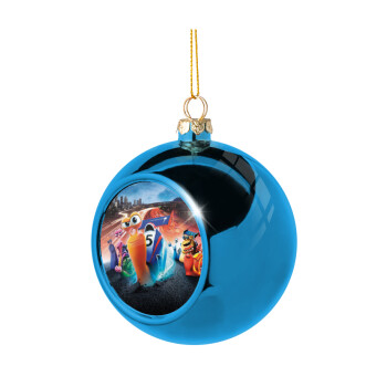 Turbo, Χριστουγεννιάτικη μπάλα δένδρου Μπλε 8cm