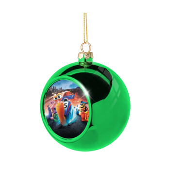 Turbo, Χριστουγεννιάτικη μπάλα δένδρου Πράσινη 8cm