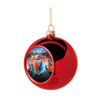 Turbo, Christmas tree ball Red 8cm