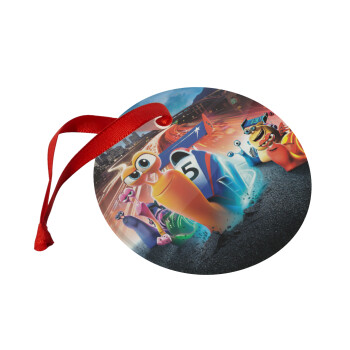 Turbo, Στολίδι Χριστουγεννιάτικο στολίδι γυάλινο 9cm