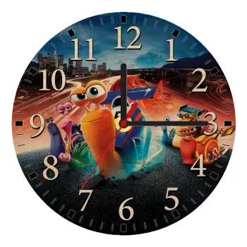 Turbo, Ρολόι τοίχου ξύλινο plywood (20cm)
