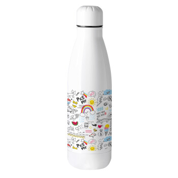 Doodle kids, Metal mug thermos (Stainless steel), 500ml