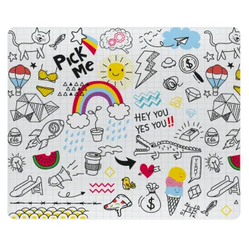 Doodle kids, Mousepad ορθογώνιο 23x19cm