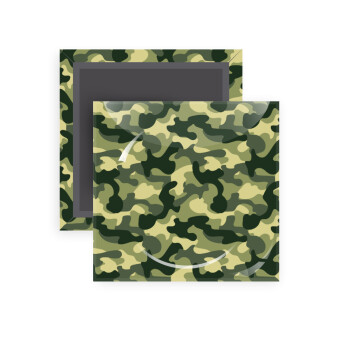Army, Μαγνητάκι ψυγείου τετράγωνο διάστασης 5x5cm