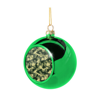 Army, Χριστουγεννιάτικη μπάλα δένδρου Πράσινη 8cm