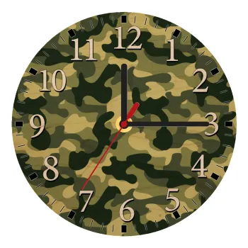 Army, Ρολόι τοίχου ξύλινο plywood (20cm)