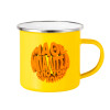 Yellow Enamel Metallic Cup 360ml
