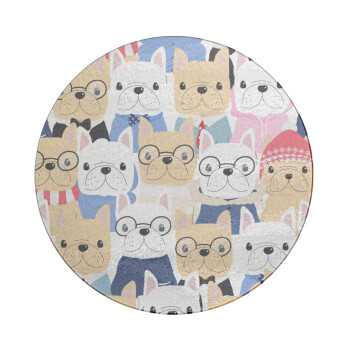 Σκύλοι, Επιφάνεια κοπής γυάλινη στρογγυλή (30cm)