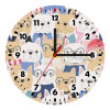 Wooden wall clock (20cm)