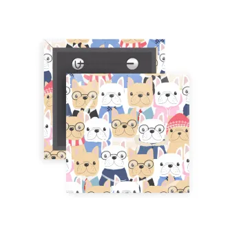 Σκύλοι, Κονκάρδα παραμάνα τετράγωνη 5x5cm