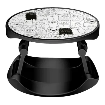 Γάτες γραμμικό σχέδιο, Phone Holders Stand  Stand Βάση Στήριξης Κινητού στο Χέρι