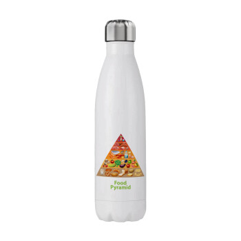 Food pyramid chart, Stainless steel, double-walled, 750ml