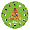 Wooden wall clock (20cm)